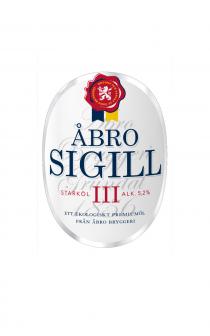 åbro sigill starköl alk 5,2% ett ekologiskt premiumöl från åbro bryggeri