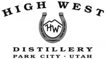 HIGH WEST HW DISTILLERY PARK CITY UTAH