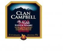 CLAN CAMPBELL THE NOBLE SCOTCH WHISKY