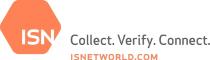 ISN Collect. Verify. Connect. ISNETWORLD.COM