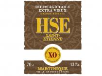 HSE SAINT-ETIENNE RHUM AGRICOLE EXTRA VIEUX GRANDE RÉSERVE APPELLATION MARTINIQUE CONTRÔLÉE XO MARTINIQUE VIEILLI EN FÛTS DE CHÊNE