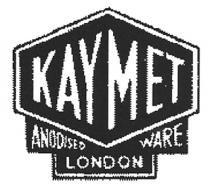 KAYMET ANODISED WARE LONDON