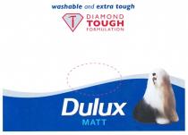 washable and extra tough DIAMOND TOUGH FORMULATION Dulux MATT