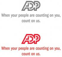 ADP when your people are counting on you, count on us.