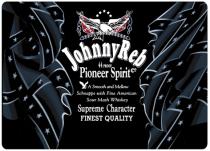 Johnny Reb 44 PROOF Pioneer Spirit Co A Smooth and Mellow Schnapps with Fine American Sour Mash Whiskey Supreme Character FINEST QUALITY