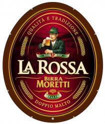 QUALITA' E TRADIZIONE DAL 1859 LA ROSSA BIRRA MORETTI ITALIA DOPPIO MALTO