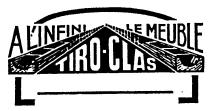 TIRO-CLAS A L'INFINI LE MEUBLE