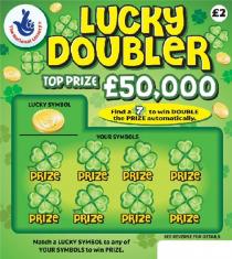 LUCKY DOUBLER TOP PRIZE £50,000