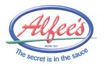 Alfee's BORN 1921 The secret is in the sauce