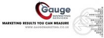 Gauge MARKETING SERVICES MARKETING RESULTS YOU CAN MEASURE WWW.GAUGEMARKETING.CO.UK