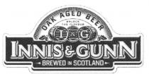 INNIS & GUNN BREWED I&G IN SCOTLAND OAK AGED BEER