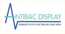 ANTIBAC DISPLAY ELIMINATES 99.9% OF BACTERIA-INCLUDING MRSA