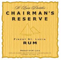 CHAIRMAN'S RESERVE FINEST ST. LUCIA RUM ST.LUCIA DISTILLERS