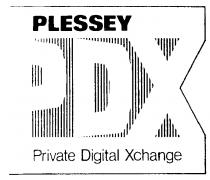 PLESSEY PRIVATE DIGITAL XCHANGE