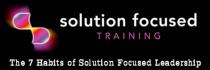 solution focused TRAINING The 7 Habits of Solution Focused Leadership