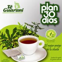 TÉ GUARANÍ PLAN 30 DÍAS 100% NATURAL Cassia angustifolia Pneumus Boldus EL MEJOR AMIGO DE TU SILUETA contiene 60 saquitos de 3 gramos cada uno USO ORAL Laboratorio y Herboristeria SANTA MARGARITA