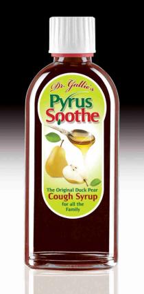 Dr. Gallie's Pyrus Soothe The Original Duck Pear Cough Syrup for all the Family