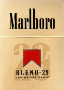 MARLBORO BLEND 29 ADDITIVE FREE TOBACCO