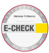 E-CHECK Nächster Prüftermin