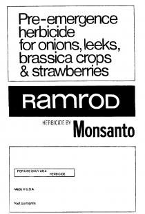 RAMROD HERBICIDE BY MONSANTO