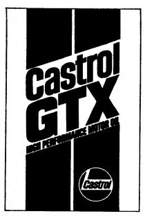 CASTROL GTX HIGH PERFORMANCE MOTOR OIL