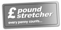 £ pound stretcher every penny counts.