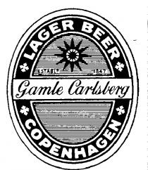 Gamble Carlsberg LAGER BEER