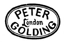 PETER LONDON GOLDING