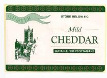 MINSTER Mild CHEDDAR SUITABLE FOR VEGETARIANS