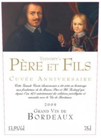 TESDORPF'S PÈRE ET FILS CUVEE ANNIVERSAIRE 2009 GRAND VIN DE BORDEAUX