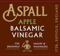 ASPALL CABERNET SAUVIGNON RED WINE VINEGAR EST 1728 FOR DRESSINGS SAUCES & MARINADES 1728, SUFFOLK, ENGLAND