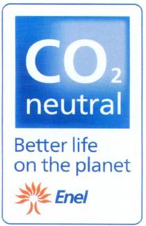 CO2 neutral Better life on the planet Enel