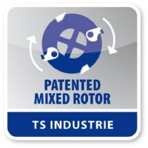 PATENTED MIXED ROTOR TS INDUSTRIE