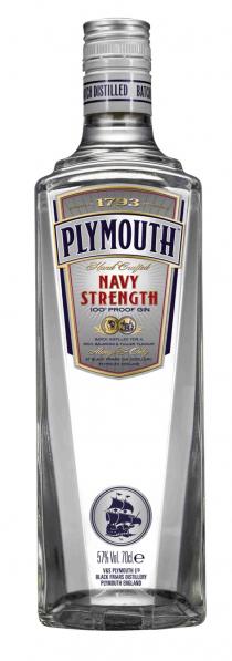 STRENGTH IN 1793 PROVENANCE PLYMOUTH Hand Crafted NAVY STRENGTH 100 PROOF GIN BATCH DISTILLED FOR A RICH, BALANCED & FULLER FLAVOUR Always & Only AT BLACK FRIARS GIN DISTILLERY, PLYMOUTH ENGLAND 57% Vol. 70cle V&S PLYMOUTH LTD BLACK FRIARS DISTILLERY PLYM