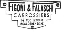 FIGONI & FALASCHI CARROSSIERS 14 RUE LEMOINE BOULOGNE - SEINE