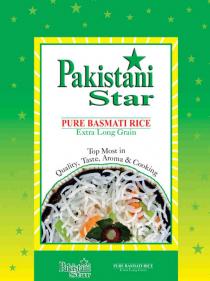 Pakistani Star PURE BASMATI RICE Extra Long Grain Top Most in Quality, Taste, Aroma & Cooking Pakistani Star PURE BASMATI RICE Extra Long Grain