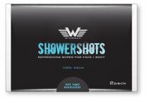 W WINGMAN SHOWERSHOTS REFRESHING WIPES FOR FACE + BODY COOL AQUA NO H20 NEEDED 2pack