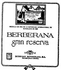 BERBERANA gran reserva