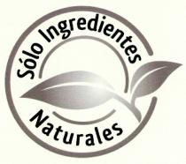 Sólo Ingredientes Naturales