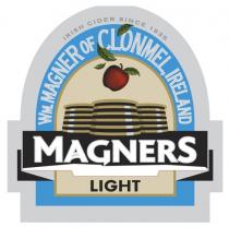 MAGNERS LIGHT IRISH CIDER SINCE 1935 WM. MAGNER OF CLONMEL, IRELAND