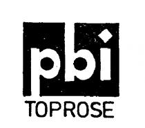 pbi TOPROSE