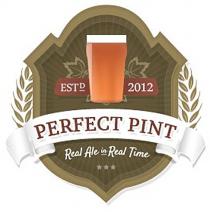 EST D 2012 PERFECT PINT Real Ale in Real Time