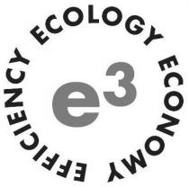 e3 ECOLOGY ECONOMY EFFICIENCY