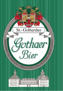 St.-Gothardus Gothaer Bier Premium-Bier aus Thüringen gebraut nach dem deutschen Reinheitsgebot