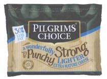 30% LESS FAT PILGRIMS CHOICE a wonderfully Strong and Punchy LIGHTER EXTRA MATURE CHEESE