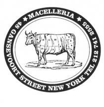 MACELLERIA 48 GANSEVOORT STREET NEW YORK TEL 212 741 2555