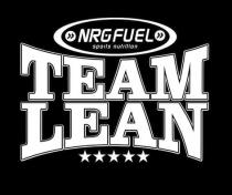 TEAM LEAN NRGFUEL sports nutrition