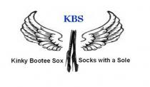 KBS Kinky Bootee Sox Socks with a Sole