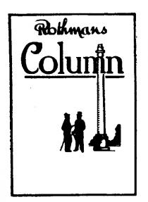 Rothmans Column