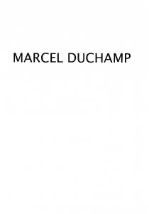 MARCEL DUCHAMP